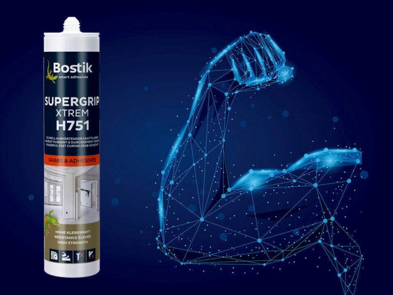 Bostik H751 Supergrip Xtreme - schneller 1K-SMP-Klebe-Dichtstoff - Lackleim, 450 gr.