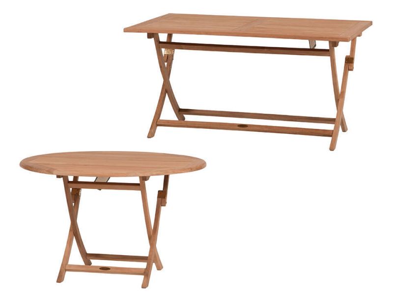 Gartentisch Plantagenteak, unbehandelt