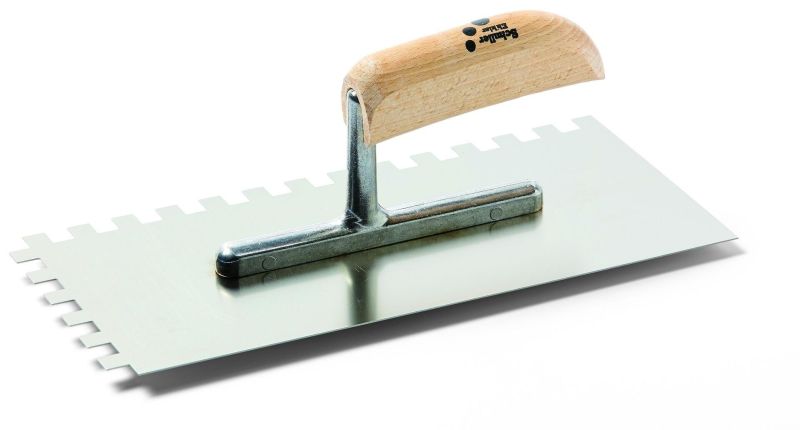 Glättekelle Stan 13x28 cm, Rostfreier Stahl mit Holzgriff
