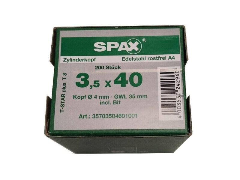Holzschrauben SPAX 3,5 x 40 mm