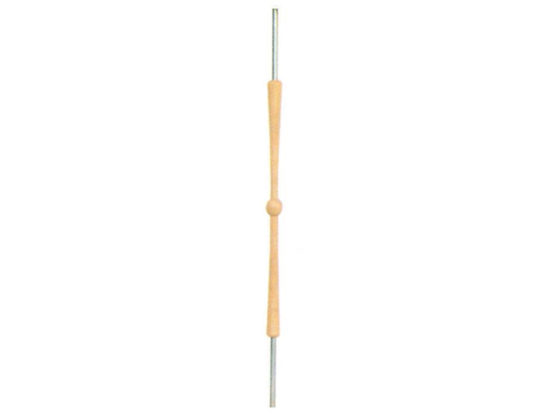 Treppenstakete Holz-Edelstahl Nr. 51, lackiert