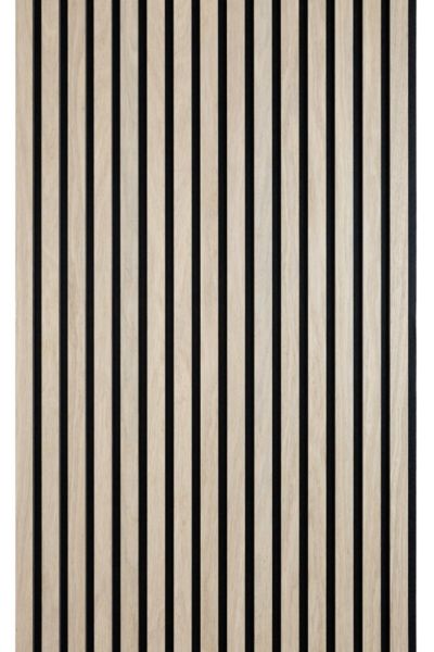 Designpaneele Echtholzfurniert Eiche Sand, MDF Farbe: schwarz, gebeizt, lackiert