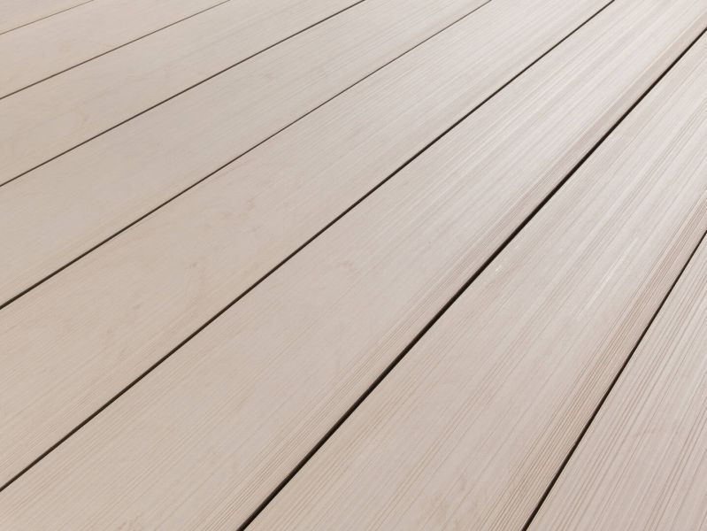 Terradura Breitdiele massiv, 1-seitig Wellenprofil - 1-seitig glatt, Bi-Color Sand