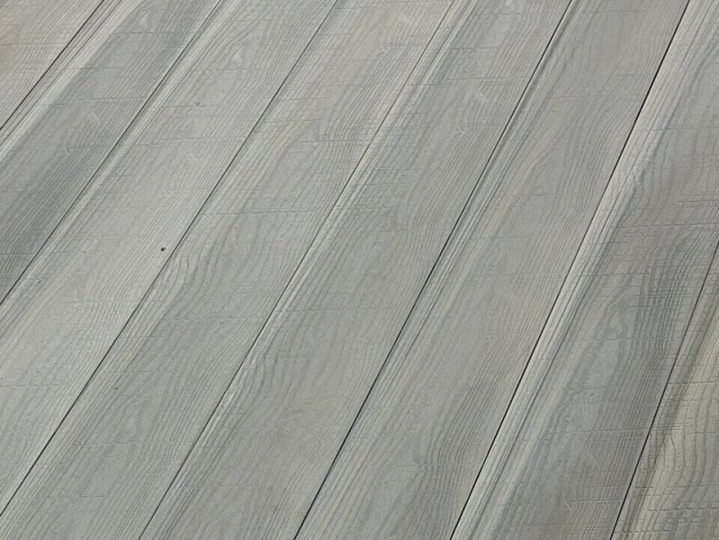 Terradura Protectcolor, 2-seitig Holzstruktur mit unterschiedl. starker Prägung, Kieselgrau