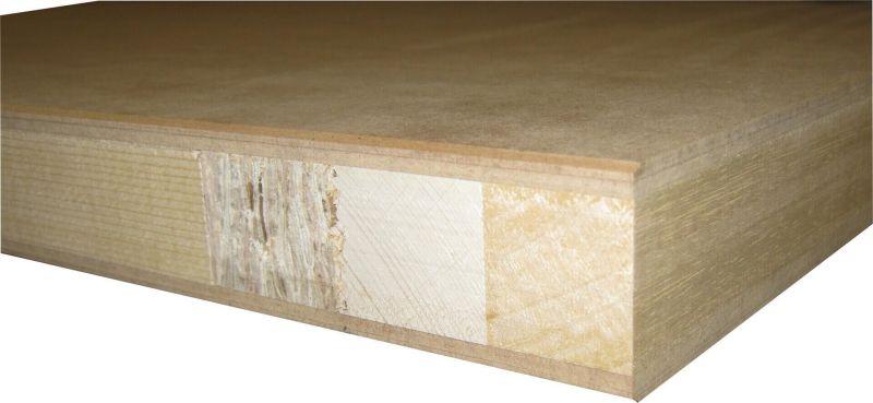Zimmertürrohling Schallschutz MDF-Deck ungeschliffen, Klimaklasse II