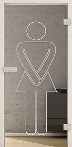 Glastür TYPO LD 628