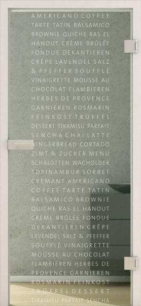 Glastür TYPO LD 670
