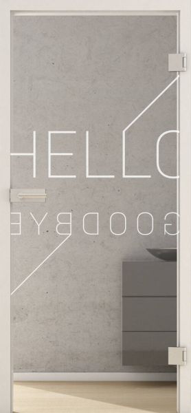 Glastür TYPO LD 688