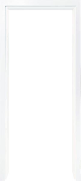 Türzarge E, Weißlack ähnl. RAL 9016, leicht gerundet (2mm)