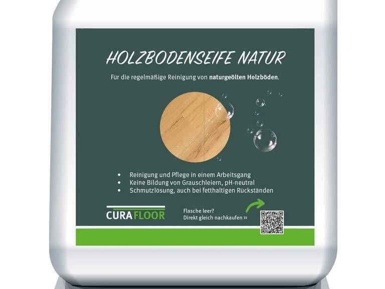 CuraFloor Holzbodenseife natur 2,5 ltr.