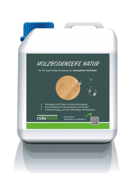 CuraFloor Holzbodenseife natur 2,5 ltr.