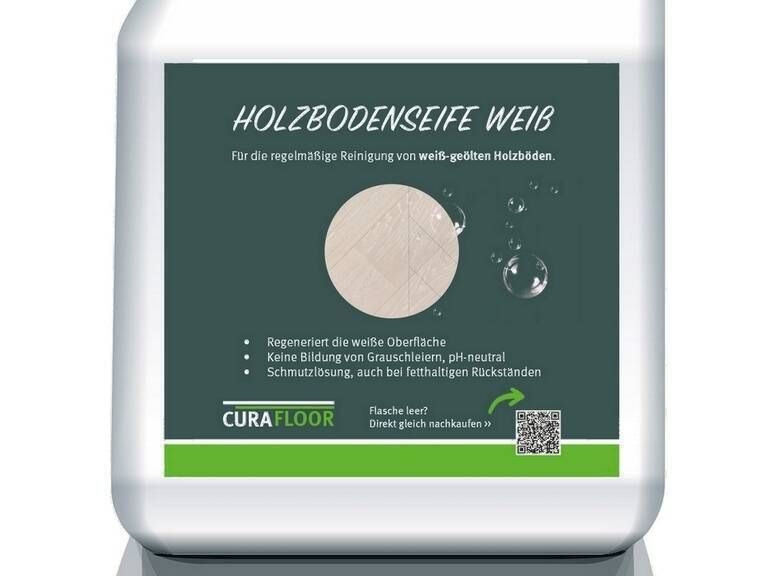 CuraFloor Holzbodenseife weiß 2,5 ltr.
