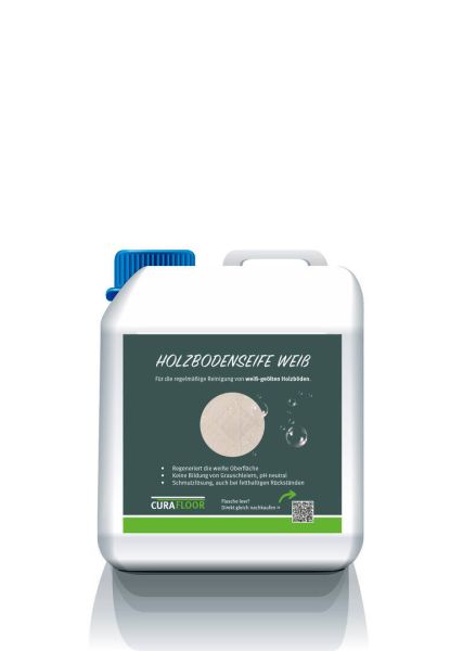 CuraFloor Holzbodenseife weiß 2,5 ltr.