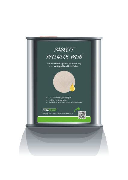 CuraFloor Parkett Pflegeöl weiß 1 ltr.