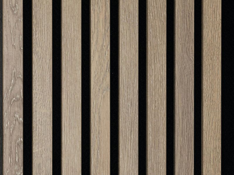 Designpaneele Eiche multicolor, MDF Dekorfolie, schwarzes Vlies