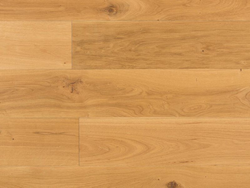 Eiche Barrique Massivholzdielen naturgeölt, farblos, 1-Stab, Nut und Feder, 4-seitig gefast, rustikal