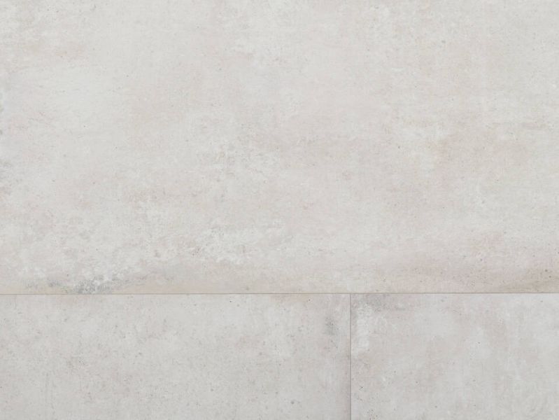  Beton hell Mineraldesignboden Fliesenoptik, Klick, 4-seitig gefast, Trittschall: Ja