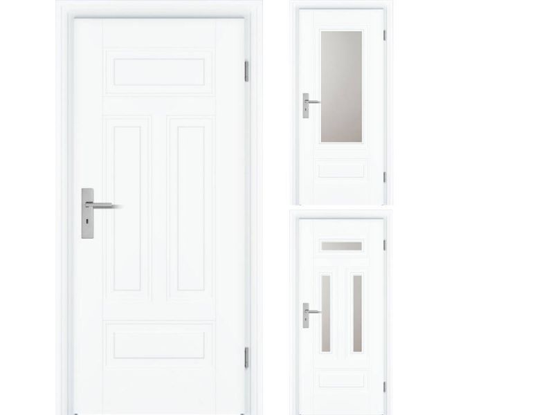 Stiltüre PRIMO PM4/1, Weißlack Exklusiv ähnl. RAL 9016, Rundkante KR