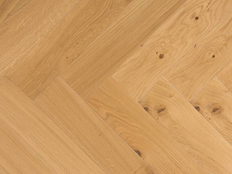 Eiche Zweischicht-Parkett naturgeölt, farblos, Nut und Feder