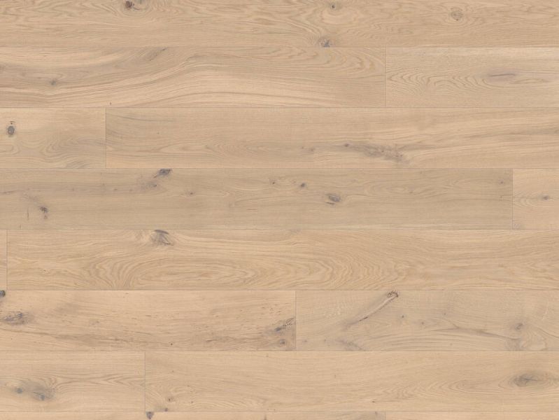 Eiche Diamant Landhausdiele Zweischichtparkett naturgeölt, grau, 1-Stab, Nut und Feder