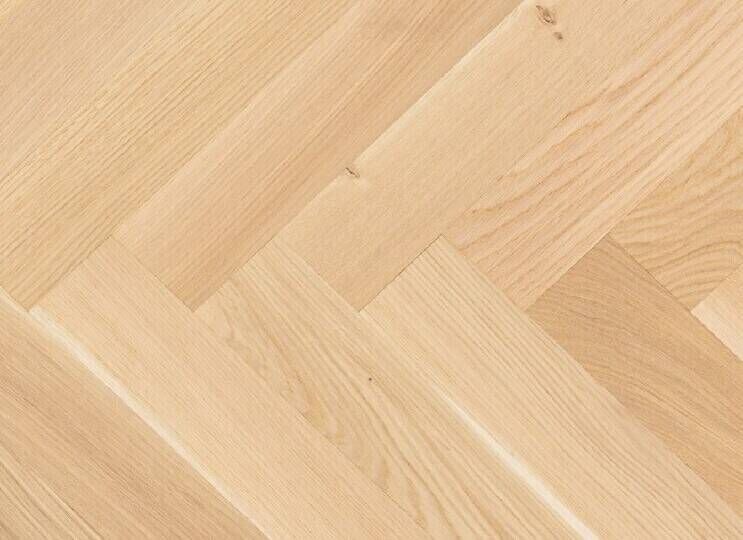 Eiche Zweischicht-Parkett naturgeölt, farblos, Nut und Feder