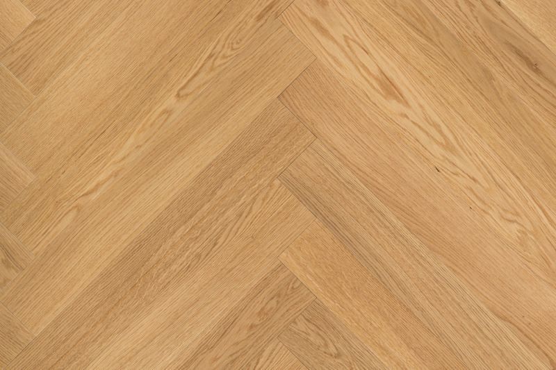 Eiche leicht weiß Zweischicht-Parkett mattlack, Nut und Feder