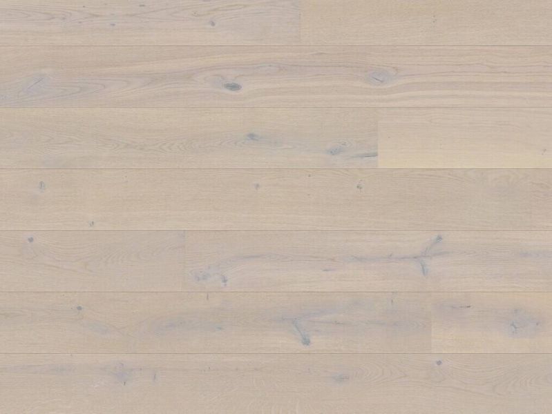 Eiche extra weiß Landhausdielen Parkett, Klick (push-down), 2-seitig gefast, rustikal