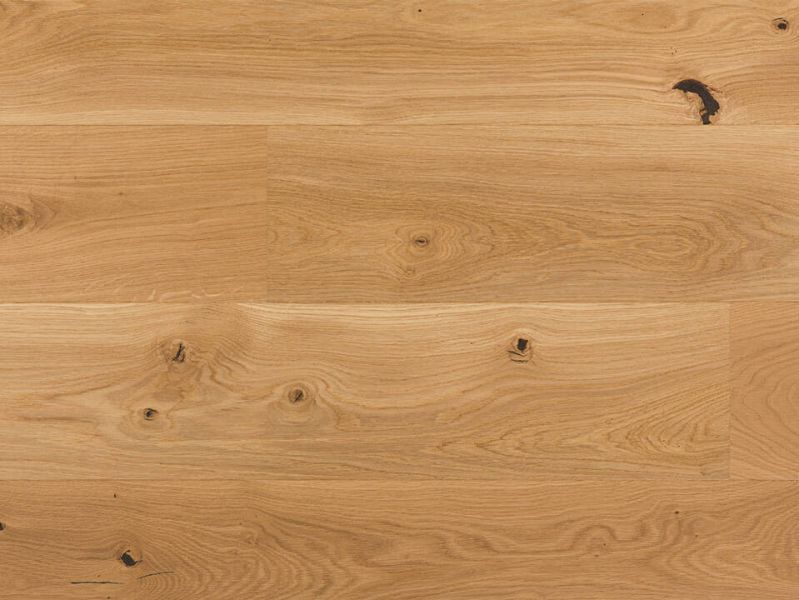 Eiche Landhausdiele Zweischichtparkett mattlack, 1-Stab, Nut und Feder