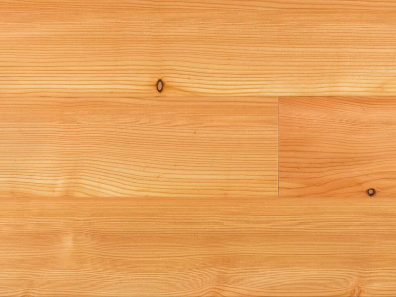 Lärche Breitdiele Massivholzdielen geölt, Nut und Feder, 4-seitig gefast, Rift/Halbrift