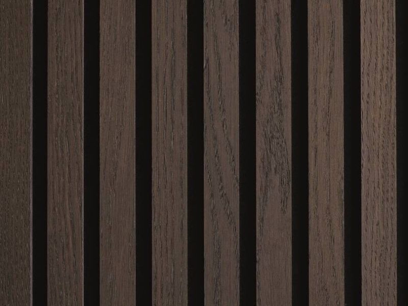 Designpaneele Harmony, Esche schwarz, naturgeölt, farblos, MDF furniert, schwarzes Vlies
