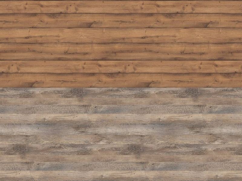 Nischenrückwandplatten K4447 AN Eiche Antique Expressive / K5284 AN Eiche Roosevelt
