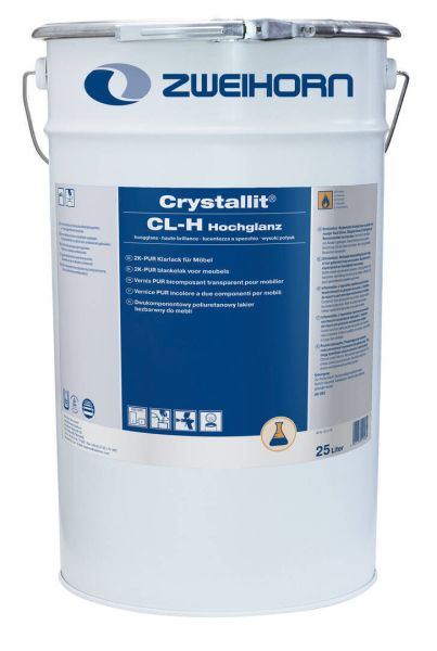 Zweihorn Crystallit 2K-PUR Lack CL-H hochglänzend, Lösemittelbasis