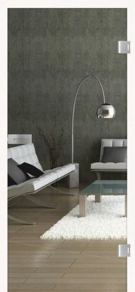 Glastür, CLARITY 510, Weißglas