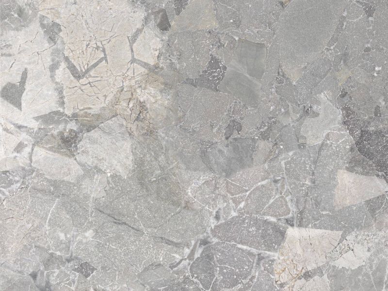 Keramikfliese Cosenza, Marmor grau, Steindekor