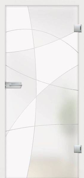 Glastür, NUBIA, Floatglas, ESG