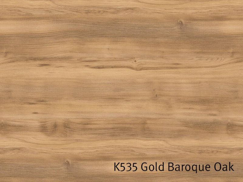 Schichtstoffplatten K535 Gold Baroque Oak, RW rift wood