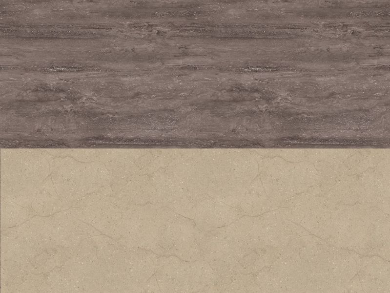 Nischenrückwandplatten K2780 CN Travertin Toscana / K2882 CN Stein Formentera