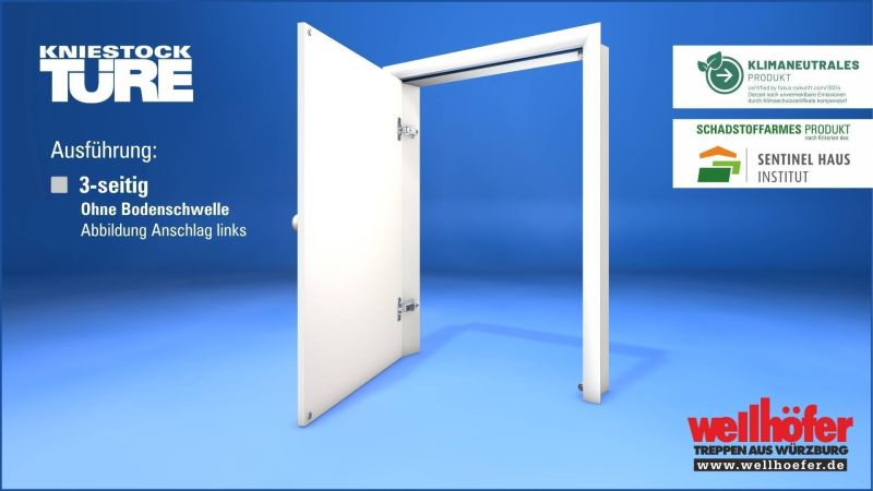3-seitig ohne Bodenschwelle
