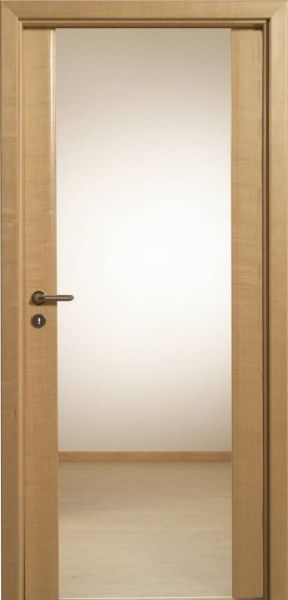 Designtüren, KONGLAS 01, canad. Ahorn, Rundprofil