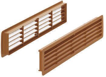 Lüftungsgitter, Kunststoff Buche