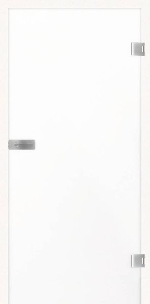 Glastür, FROSTED WHITE 682, Weißglas, VSG
