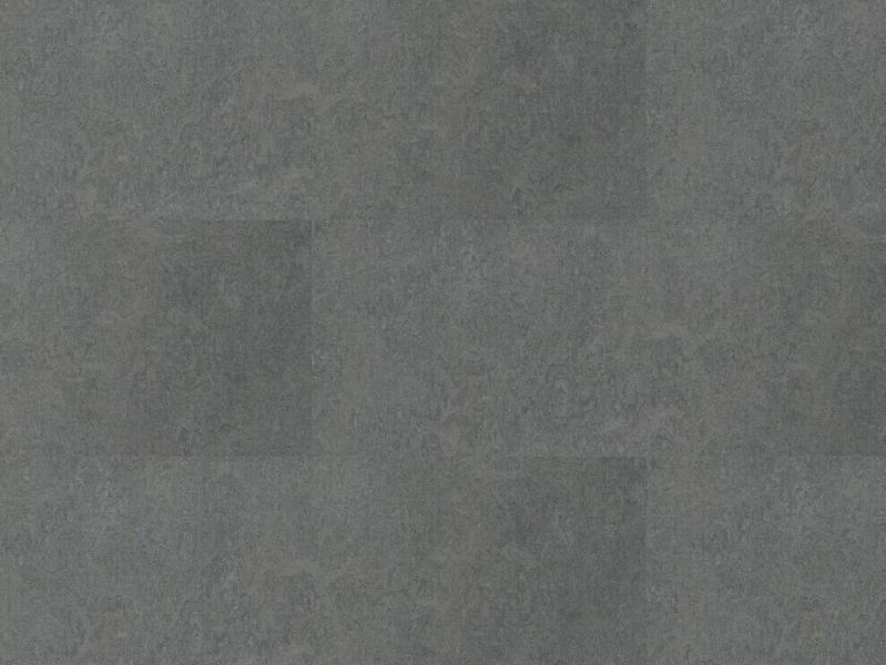 Linoleumboden Betongrau, Klick, gerade Kante
