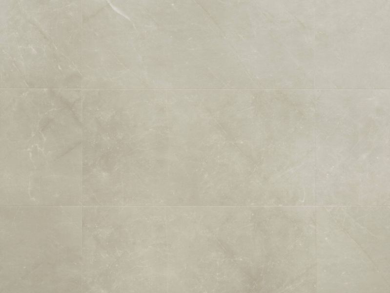 Vinylboden Montreale elfenbein, Fliese, Klick (push-down), wasserfester Vollkunststoff, 4-seitig gefast