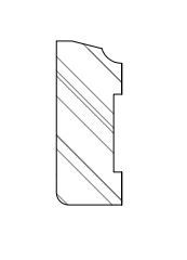 Deckenabschlussleisten furniert , 16 x 40 mm, 2,600 m