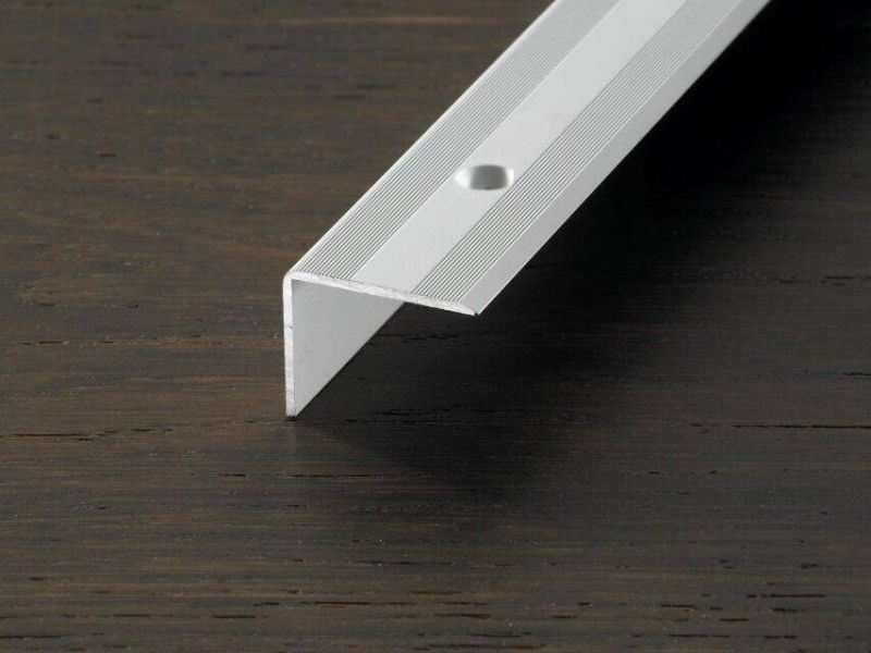 Winkelprofil PROSTEP zum Schrauben, Aluminium eloxiert, silber