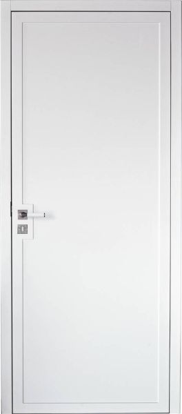 Designtüre PURIST P.01, Weißlack ähnl. RAL 9016, stumpf, gefast