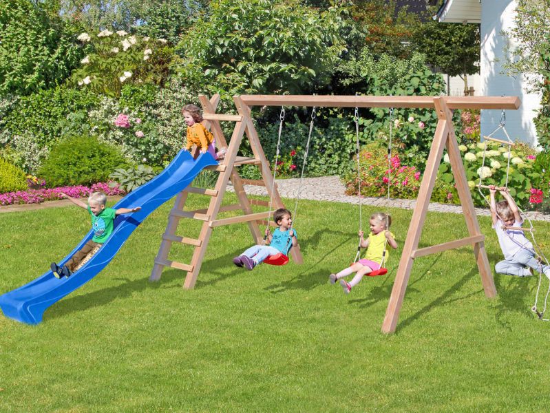 Doppelschaukel Lina, Lärche natur