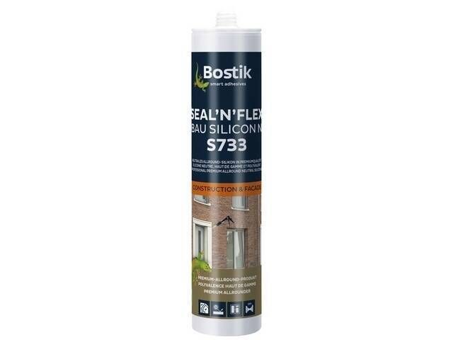 Bostik Bau Silicon, Neutralvernetzend S733 Seal N Flex 