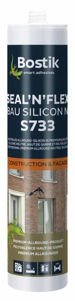 Bostik Bau Silicon, Neutralvernetzend S733 Seal N Flex 
