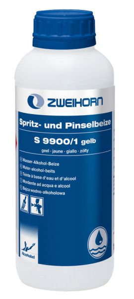 Zweihorn Spritz- und Pinselbeize S 9900, Wasser-Alkoholbasis
